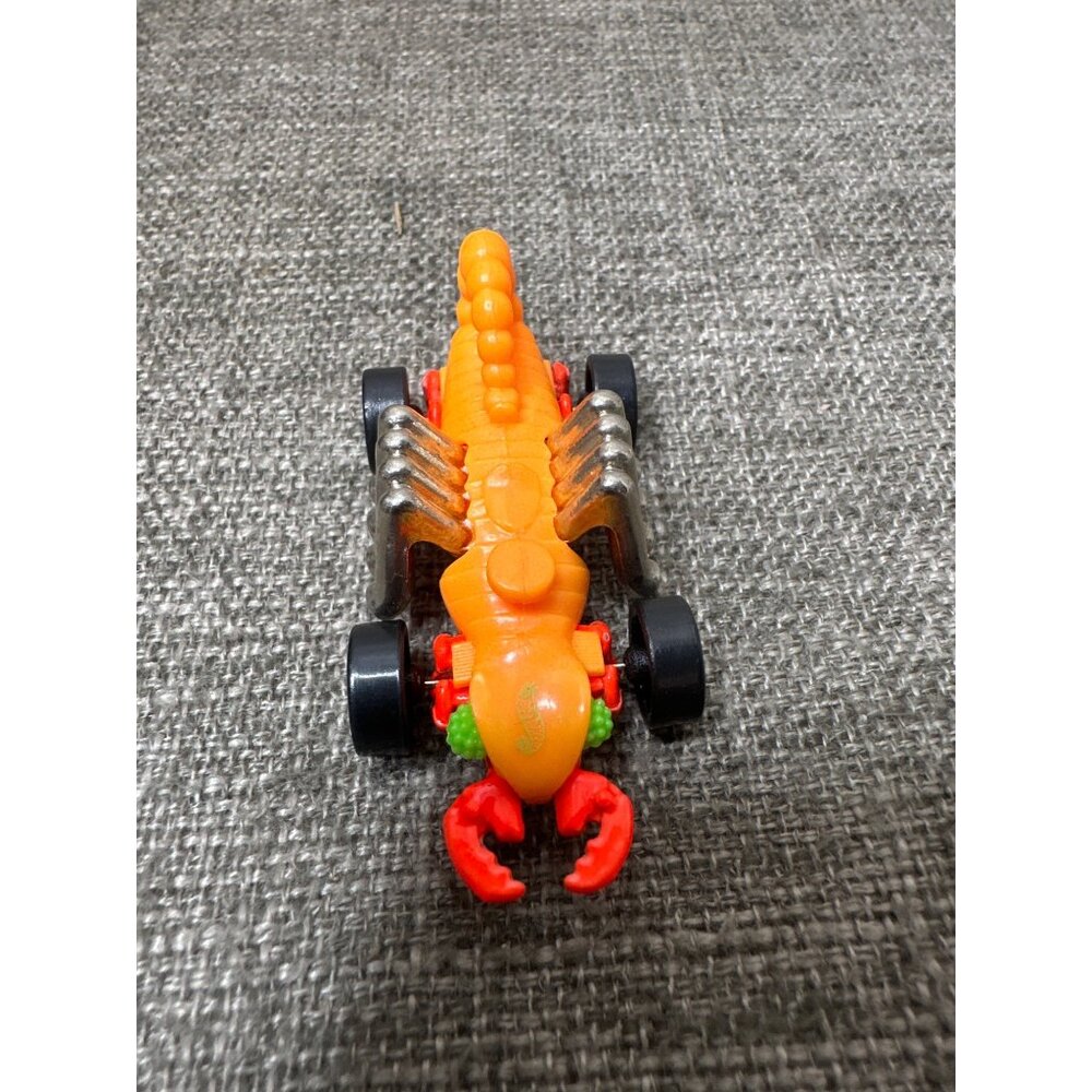 Vintage 1995 Hot Wheels Scorpion Car Toy Orange & Red Die-Cast Model - Picture 2 of 6